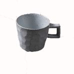 Akıllı Kupa Vintage Kahve Kupası Benzersiz Retro Stil Bardaklar Fırın Değişimi Kil Kahvaltı Kupası Arkadaşlar için Yeni Klasik Hediye Süt Çay Kupası (Boyut: 300 ml, Renk: WhiteSmoke)