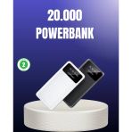 Akıllı Lcd Ekranlı 20.000Mah Powerbank Pd + Usb + Typec