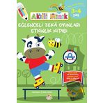 Akıllı Minik 3-4 Yaş Eğlenceli Zeka Oyunları Etkinlik Kitabı