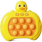 Akıllı Pop-It Işıklı Sesli Yeni Nesil Tuşlamalı Oyuncak Fast Push Game Ördek Model - Pembe