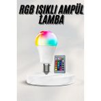 Akıllı Rgb LED Ampul LED Uzaktan Kumandalı Renk Değiştiren Ampul - Lisinya