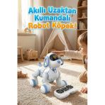 Akıllı Robot Köpek - Uzaktan Kumandalı, Dokunmatik, Programlanabilir, Dans Eden Eğitici Oyuncak