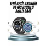 Akıllı Saat 1.62 İnç Ultimate Nabız Sensörlü Sesli Görüşme Yapabilen