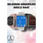 Akıllı Saat Adım Sayar, Kalp Atışı Izleme Dokunmatik Bluetooth Bağlantılı - Dijital
