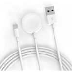 Akıllı Saat (Apple Watch Se/7/6/5/4/3/2/1)Lightning-Wireless Usb Şarj Kablosu 1.2M