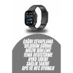 Akıllı Saat Arama Konuşma Gps Nfc Özelliği 3 Kordonlu Amoled Ekran