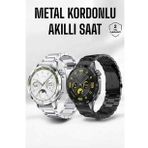 Akıllı Saat Bildirim Görme Amoled Ekran GPS Uyumlu Sesli Görüşme