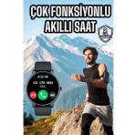 Akıllı Saat Çok Fonksiyonlu Sesli Görüşme NFC Uyumlu Amoled Ekran
