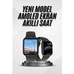 Akıllı Saat Çok Fonksiyonlu Uyku Takibi Adımsayar Nabız Ölçer Arama Cevaplayan