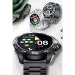 Akıllı Saat Sağlık ve Fitness Takibi Bluetooth Bağlantılı Dokunmatik Ekran - 35 - 48 mm - 1 - 01P-Pembe