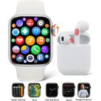 Akıllı Saat T700S ve Bluetooth Kulaklık Ikili Set - 35 - 48 mm - Alaska Mavi