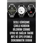 Akıllı Saat Titreşimli Pusula Nabız Ölçer Nfc Uyumlu