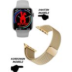 Akıllı Saat Wacht 8 Pro Nfc Özellikli Bt Konuşma Özellikli Akıllı Saat Wacht 8 Pro Demir Kordon - 45 mm - Altın