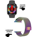 Akıllı Saat Wacht 8 Pro Nfc Özellikli Bt Konuşma Özellikli Akıllı Saat Wacht 8 Pro Demir Kordon - 45 mm - Renkli
