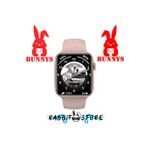 Akıllı Saat WATCH 8 Konuşma Özellikli Samsung Galaxy A10 Uyumlu Smart Watch 8 (Pembe)