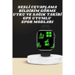 Akıllı Saat Wireless Şarj Yüksek Çözünürlüklü Müzik Dinleme Sesli Cevaplama Nemere - 1 - Renkli