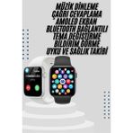 Akıllı Saat Yeni Nesil Android ve Ios Uyumlu Titreşim Modlu Alarm Kronometre - Çok Renkli
