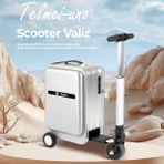 Akıllı Scooter Valiz Binilebilir Valiz - Gri