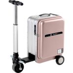 Akıllı Scooter Valiz Binilebilir Valiz - Pembe