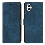 Akıllı Telefon Flip Kılıfı Galaxy A05 ile Uyumlu Bilek Kayışı Telefon Kılıfı Cüzdan Çevirmeli Telefon Kılıfı Kart Yuvası Tutucu Kapak Çevirin Telefon Kılıfı Galaxy A05 ile Uyumlu Flip Kılıflar(Blu)