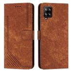 Akıllı Telefon Flip Kılıfı Samsung Galaxy A22 4G Bilek Kayışı Telefon Kılıfı Ile Uyumlu Cüzdan Çevirmeli Telefon Kılıfı Kart Yuvası Tutucu Kapak Çevirin Telefon Kılıfı Samsung Galaxy A22 4G Ile Uyumlu