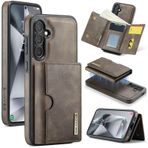 Akıllı Telefon Flip Kılıfı Samsung Galaxy S25 Plus Kılıf Cüzdan Erkek Kadın için, Kablosuz Şarjlı Çıkarılabilir Manyetik Cüzdan Telefon Kılıfı Kart Yuvası Tutucu, RFID Engellemeli Flip Kickstand Koruy