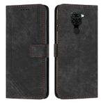 Akıllı Telefon Flip Kılıfı Xiaomi Redmi Note 9 4G (Yabancı Versiyon) ile Uyumlu Bilek Kayışı Telefon Kılıfı Cüzdan Çevirmeli Telefon Kılıfı Kart Yuvası Tutucu Kapak Çevirin Telefon Kılıfı Xiaomi Redmi