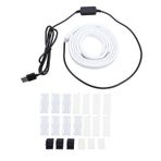 Akıllı TV LED Arka Işığı, Monitör Arka Işığı Oyun Işıkları, Akıllı RGB Işık Şeritleri, Bilgisayar LED Strip Işık RGB 54 LEDS SYNC 5V USB USB Bilgisayar Ortam Işık Şeridi