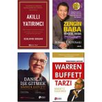 Akıllı Yatırımcı / Benjamin Graham+ Zengin Baba Yoksul Baba / Robert Kiyosaki + Dansla Işe Gitmek / Warren Buffett + Warren Buffett Tarzı / Robert Hagstrom - 4 Kitap Set