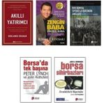 Akıllı Yatırımcı + Borsada Tek Başına + Bir Borsa Spekülatörünün + Zengin Baba Yoksul / 5 Kitap Set