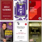 Akıllı Yatırımcı + Mor Inek + Iyiden Mükemmel Şirkete + Zengin Baba Yoksul Baba + Outliers (Çizginin Dışındakiler) + Düşün ve Zengin Ol - 6 Kitap Set