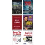 Akıllı Yatırımcı + Zengin Baba Yoksul Baba + Bir Borsa Spekülatörünün Anıları + Trend Takipçisi + Borsa'da Tek Başına - Peter Lynch + Borsa Sihirbazları - Jack Schwager - 6 Kitap Set