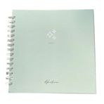 AKILLICA 15x15 cm Kare Yeşil Notebook Noktalı Spiralli Defter
