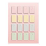 AKILLICA 16'lı Pastel Çizgisiz Defter 10.5x15 cm Defter Seti