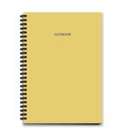 AKILLICA 64 Yaprak Çizgili Karton Kapak 10x14 cm Yellow Spiralli Defter