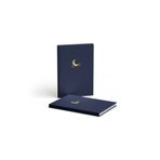 AKILLICA Noktalı Defter Sert Kapaklı Kurdeleli 13x21 Cm Hardcover Notebook Lacivert 2 Adet