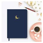 AKILLICA Sert Kapak 13.5x20 cm Hardcover Dark Blue Noktalı Defter
