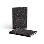 AKILLICA Sert Kapaklı Kurdeleli 13x21 cm Hardcover Pembe 2 Adet Çizgili Defter