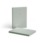 AKILLICA Sert Kapaklı Kurdeleli 13x21 cm Hardcover Yeşil 2 Adet Çizgisiz Defter