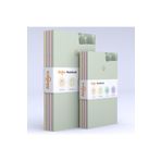 AKILLICA Soft Çizgili Pastel Marble Series 8'li Defter Set