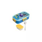 Akıllıelma-Lunch Box Beslenme Kabı Çelik İthal Enjoy Mavi K.2537 92553 0237