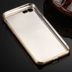 Akıllıphone Apple İPhone 7 3D Litchi Soft Kahverengi Silikon Kılıf