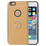 Akıllıphone Apple iPhone 7 Selfie Yüzüklü Arkası Metal Silikon Gold Kılıf
