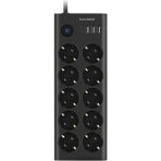 Akım Korumalı 10'lu Priz, 3x Usb, 1x Type-C Giriş, Isıya Dayanıklı, Grup Priz, Çoklu Uzatma K