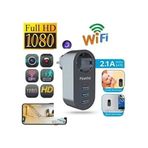 Akım Korumalı Adaptör Mini Gizli Wifi Kamera 4K
