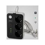 Akım Korumalı Casus Mini Gizli Wifi 3'lü Priz Kamera