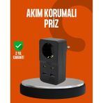 Akım Korumalı Priz 4 USB Type C Destekli Yüksek Isı Dayanımlı ( Lisinya )