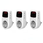 Akım Korumalı Regülatör Priz - 4000W Yüksek Güç, Düşük Voltaj Koruması (150V-210V), Yıldırım ve Çocuk Emniyetli Voltaj Sabitleyici Koruyucu Priz (1)
