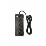 Akım Termal Çocuk Korumalı 3X Usb 2X Type-C Girişli 5Li Priz 2 Metre Kablo 2500W