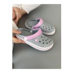 Akınal Bella Akınalbella Buz Gri Tam Ortopedik Yumuşak Hastane Doktor Hemşire Unisex Crocs Sandalet Terlik